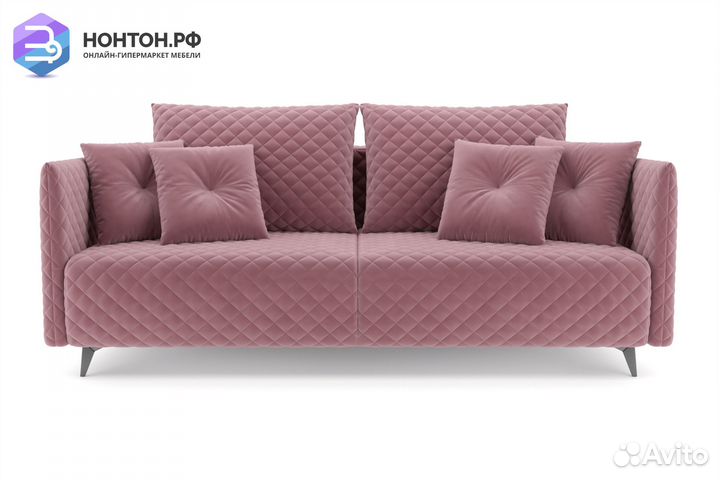 Диван тик-так Вашингтон розовый
