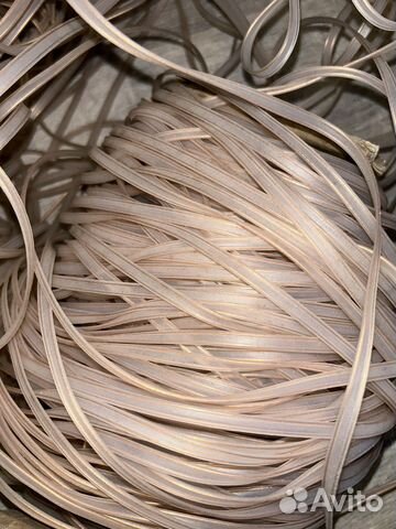 Провод телефонный розовый