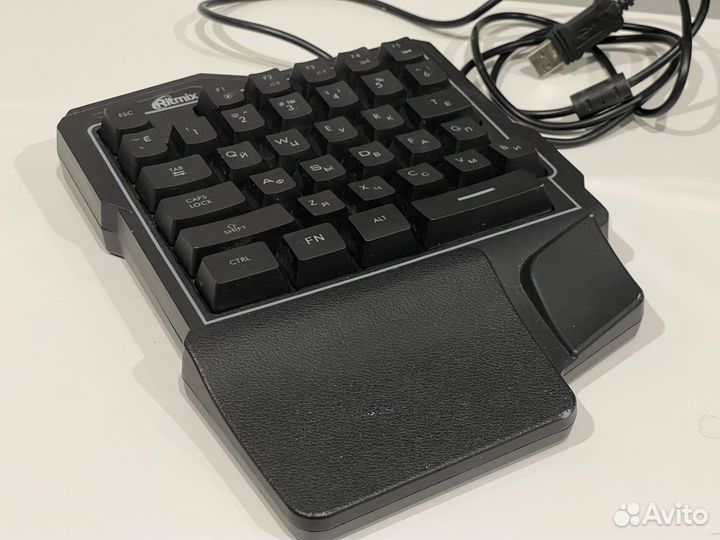 Мини клавиатура ritmix с rgb подсветкой