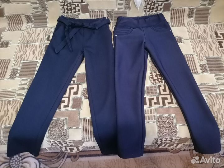 Школьные брюки для девочки 122-134см
