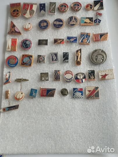 Значки СССР.Космос,Флот,Авиация
