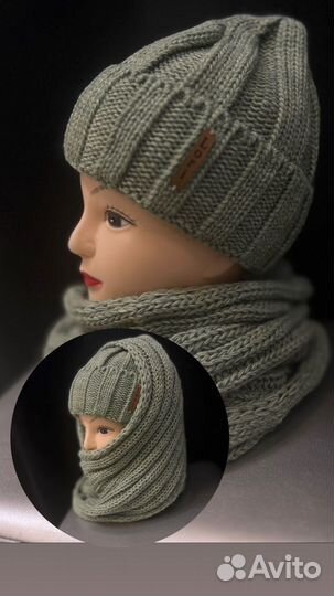 Шапка и снуд женские