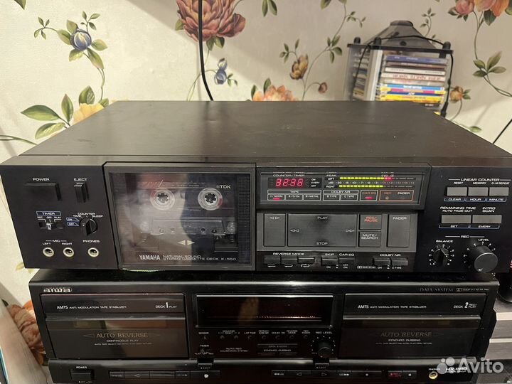 Кассетная дека yamaha k 550