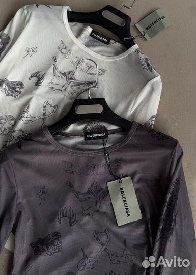 Лонгслив balenciaga женский 2 цвета