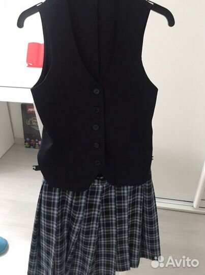 Школьная форма для девочки синяя