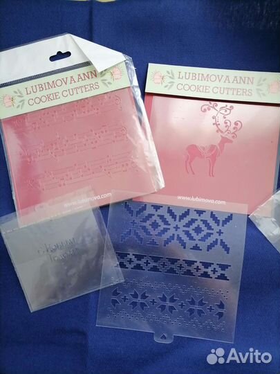 Трафареты новогодние для пряников