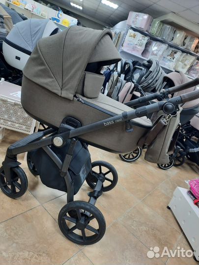 Roan Коляска 2 в1 Bass Next Mocca/black