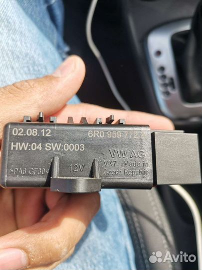 Блок управления подогрева сиденья Volkswagen polo