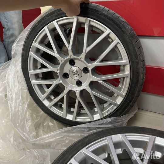 Литье диски r17 4x100 с резиной