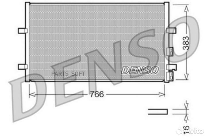 Радиатор кондицинера 766x383 ford Transit 2.2-3.2