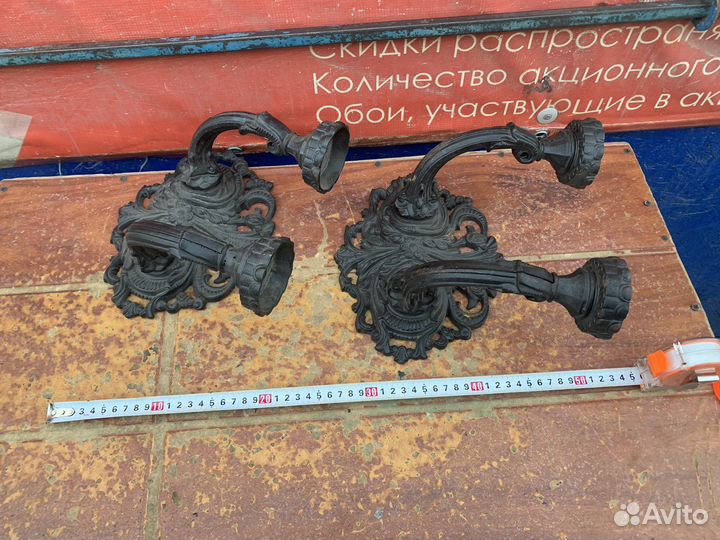 Подсвечник каслинское литьё 2 штуки