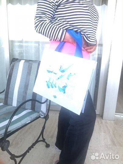 Сумка шопер с олимпийской символикой