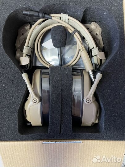 Активные тактические стрелковые наушники