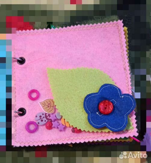 Развивающая книжка из фетра