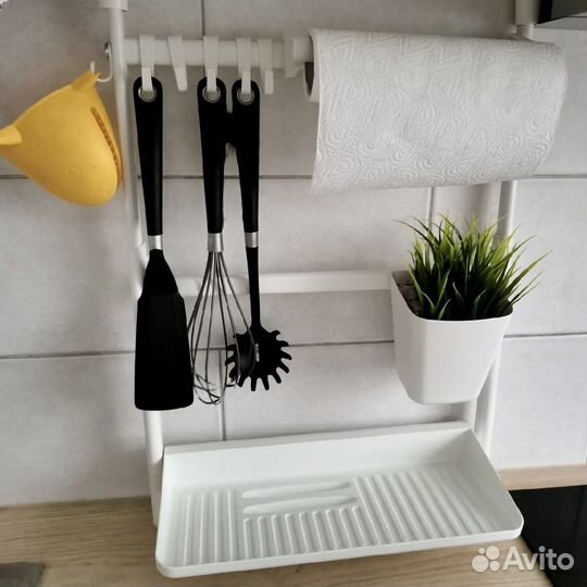 Рейлинг Икеа Суннерста новый с аксессуарами