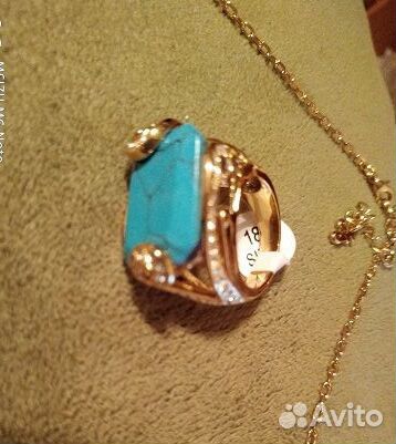 Колье,кольцо размер 18, изделие марки Florange