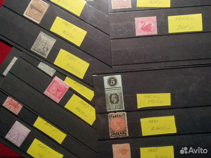 Почтовые марки Британских колоний