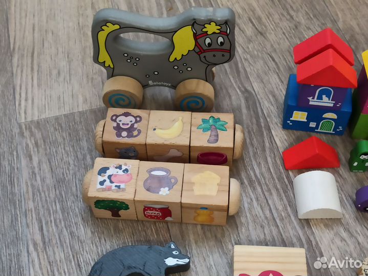 Развивающие деревянные игрушки