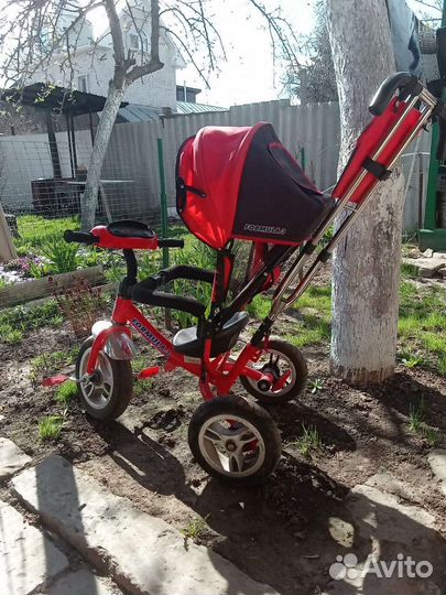 Детский велосипед с ручкой бу