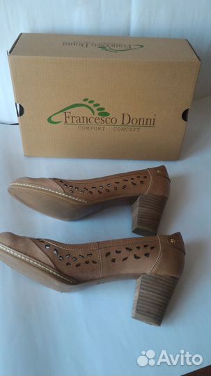 Туфли кожаные francesco donni