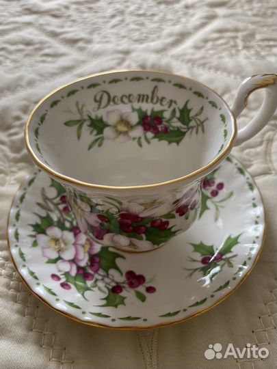 Чайная пара royal albert flower of the month