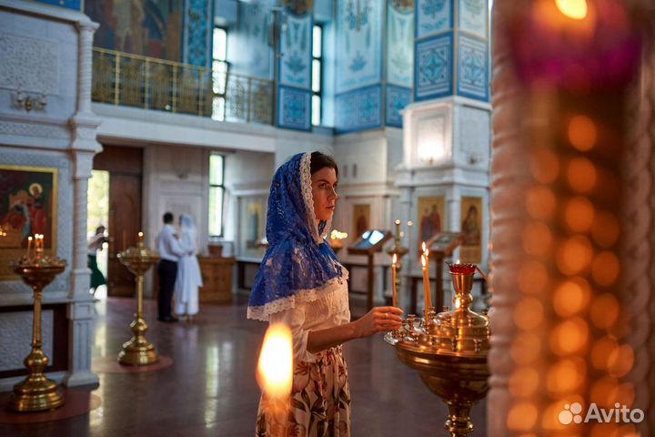 Неспадающий Платок на крещение