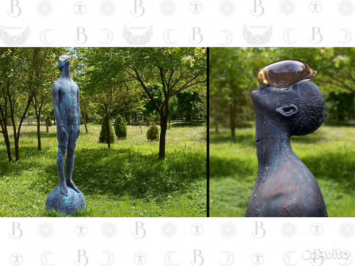 Современная скульптура Дождь 2,1м