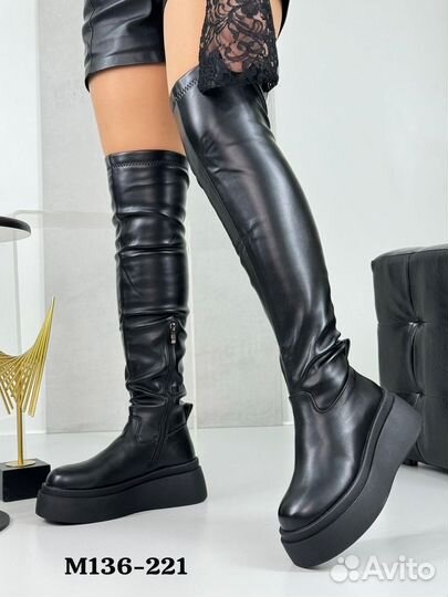 Сапоги женские ботфорты