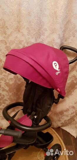 Детский велосипед трехколесный с ручкой