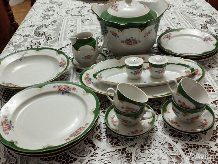 Столовый сервиз СССР Дулево