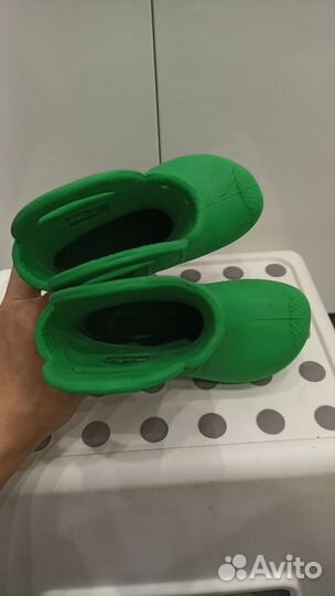 Сапоги резиновые 24-25-26 и crocs c8