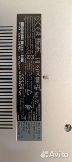 Ноутбук dell inspiron 3593 на запчасти, под ремонт