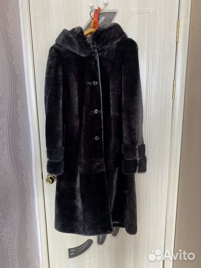 Шуба с капюшоном