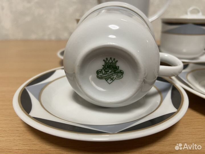 Сервиз кофейный ГДР СССР jlmenau 1777