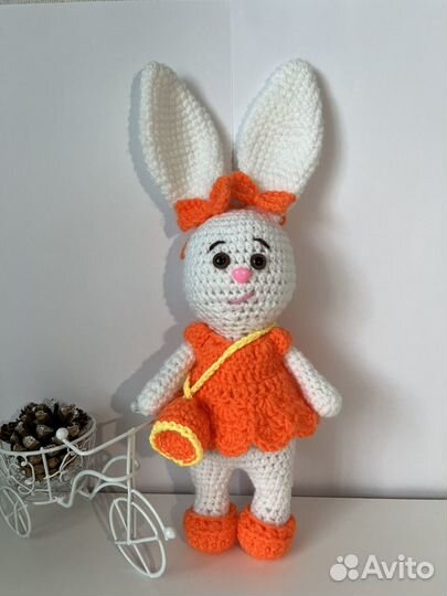 Мягкая игрушка заяц ручной работы