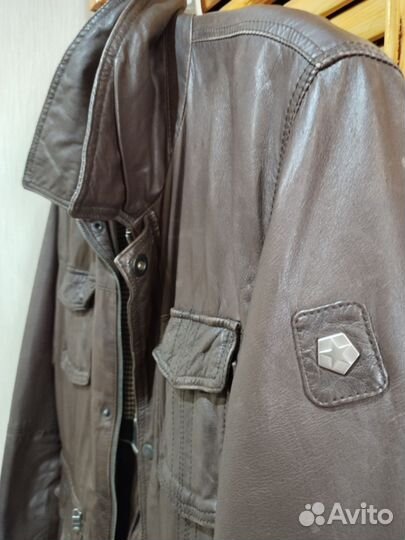 Кожаная куртка Milestone (Германия) 52/54р