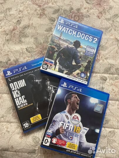 «Одни из нас»«Watch Dogs 2»«FIFA 18» для PS4