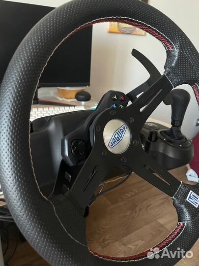 Руль игровой Logitech g920 + педали + кпп