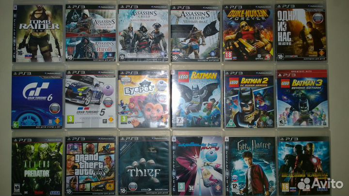 Игры и джойстики на PlayStation 3 Доставка часть 2