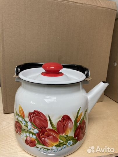 Чайник эмалированный 3,5 литра