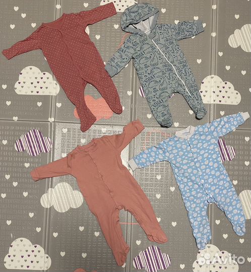 Детские вещи пакетом на девочку 3-6м