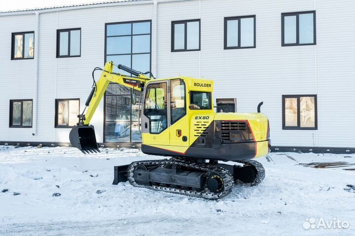 Мини-экскаватор Boulder EX60, 2023