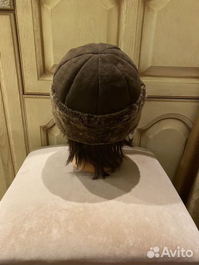 Шапки норковые, мутон р. 58