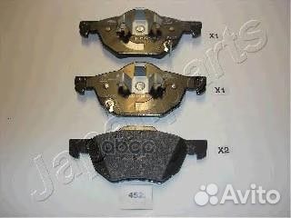 Колодки тормозные передние pa452af Japanparts
