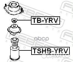 Пыльник переднего амортизатора tshb-YRV Febest