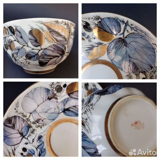 Чайный сервиз лфз Новая Голландия. Чайник Гжель