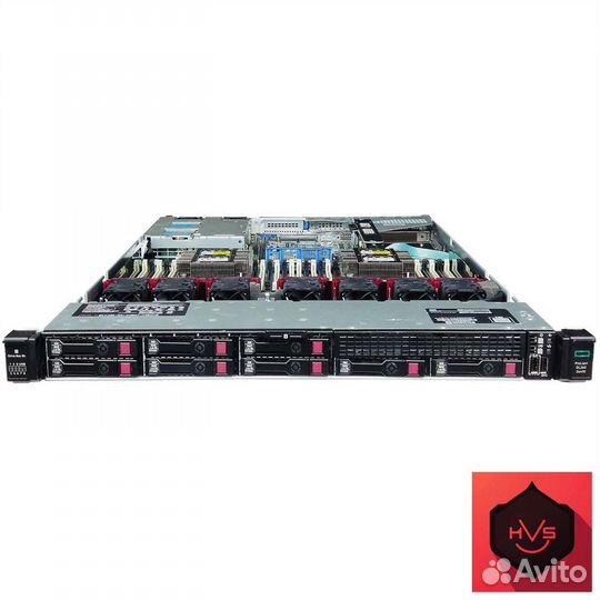 Сервер HP DL360 Gen10 8SFF E208 2x4109Silv 32GB