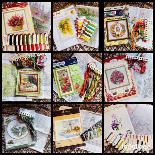 Остатки наборов Riolis, panna, Luca-s и др