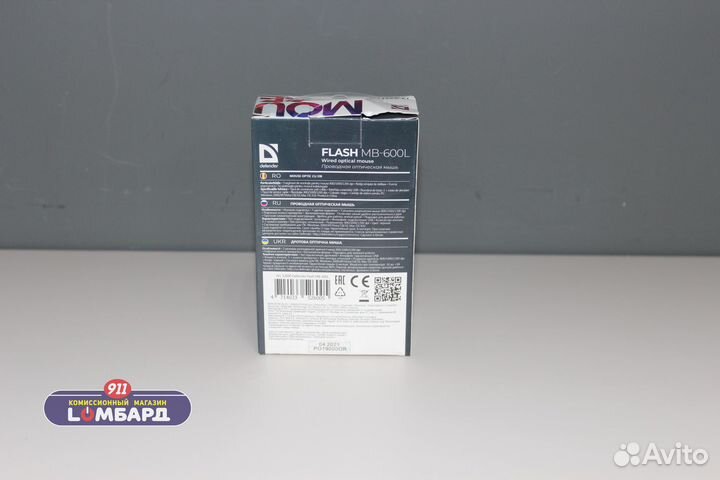 Проводная оптическая мышь Defender Flash MB-600L