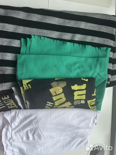 Отрезы тканей разные